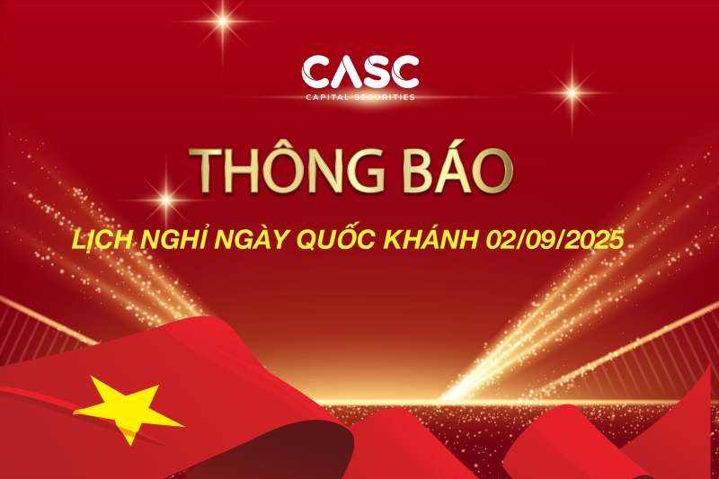 CASC: Thông Báo Lịch Nghỉ Lễ Quốc Khánh 2025