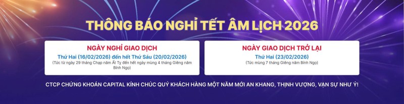 CASC: Thông Báo Lịch Nghỉ Tết Nguyên Đán Bính Ngọ 2026